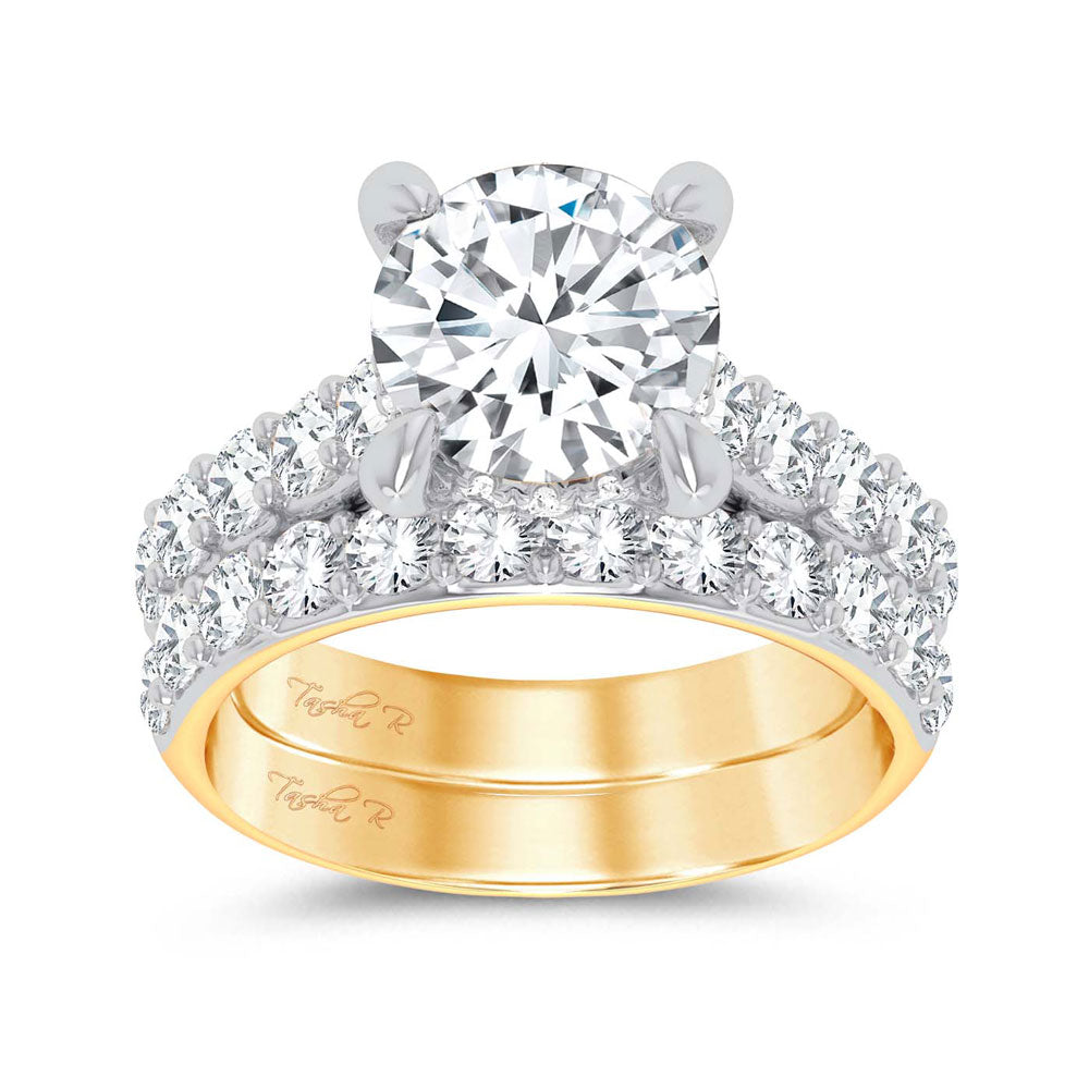 14K 5.00CT Certified Lab Grown Diamond Bridal Ring - Solomon Jewelers