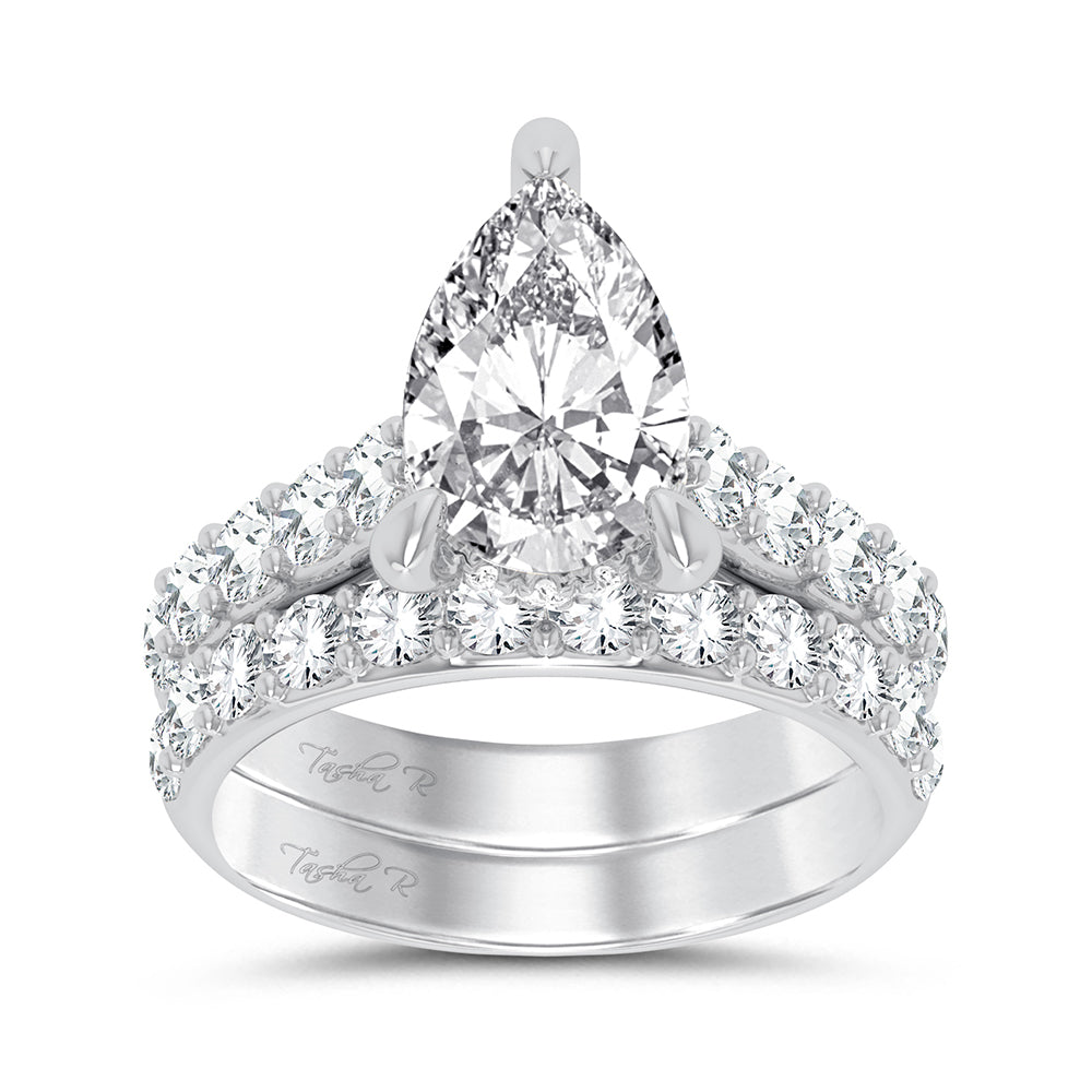 14K 5.00CT Certified Lab Grown Diamond Bridal Ring - Solomon Jewelers