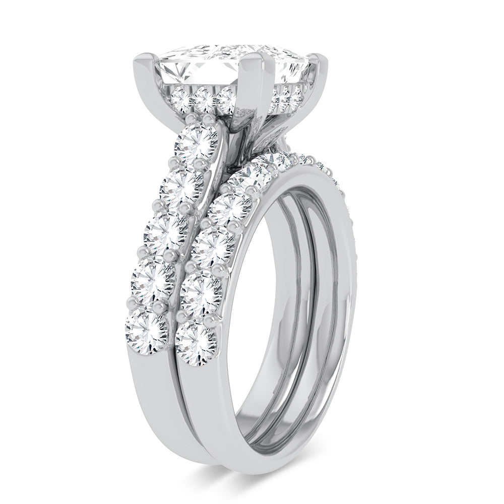 14K 5.00CT Certified Lab Grown Diamond Bridal Ring - Solomon Jewelers