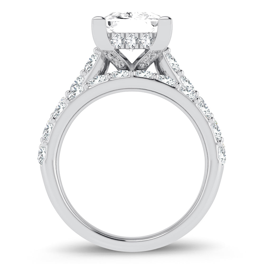 14K 5.00CT Certified Lab Grown Diamond Bridal Ring - Solomon Jewelers