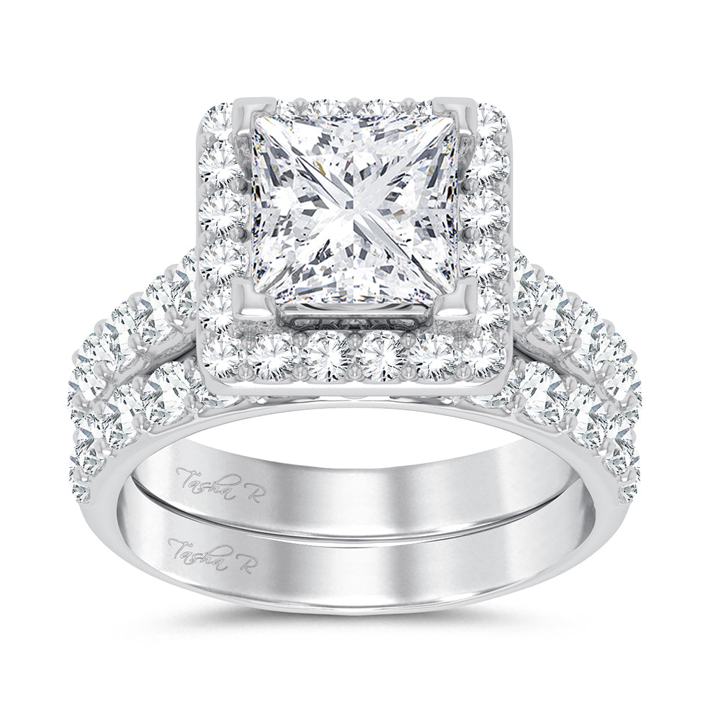 14K 5.00CT Certified Lab Grown Diamond Bridal Ring - Solomon Jewelers