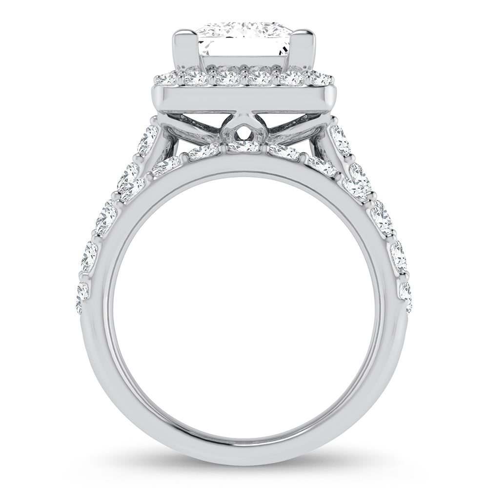 14K 5.00CT Certified Lab Grown Diamond Bridal Ring - Solomon Jewelers