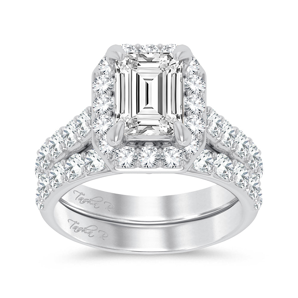 14K 5.00CT Certified Lab Grown Diamond Bridal Ring - Solomon Jewelers