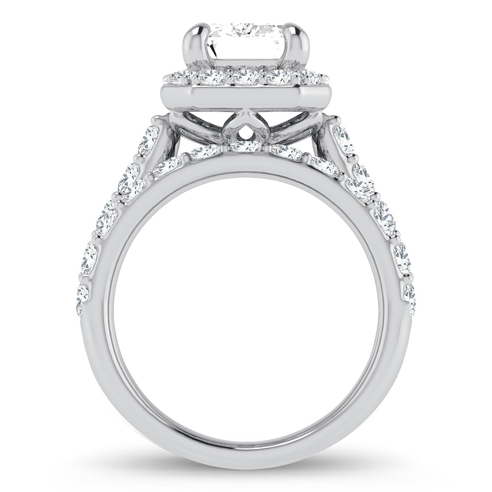 14K 5.00CT Certified Lab Grown Diamond Bridal Ring - Solomon Jewelers
