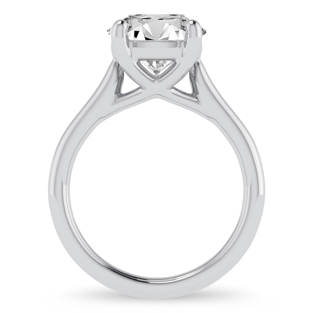 14K 3.00CT Certified Lab Grown Engagement Ring - Solomon Jewelers