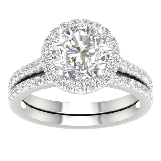 14K 3.00CT Certified Lab Grown Bridal Ring