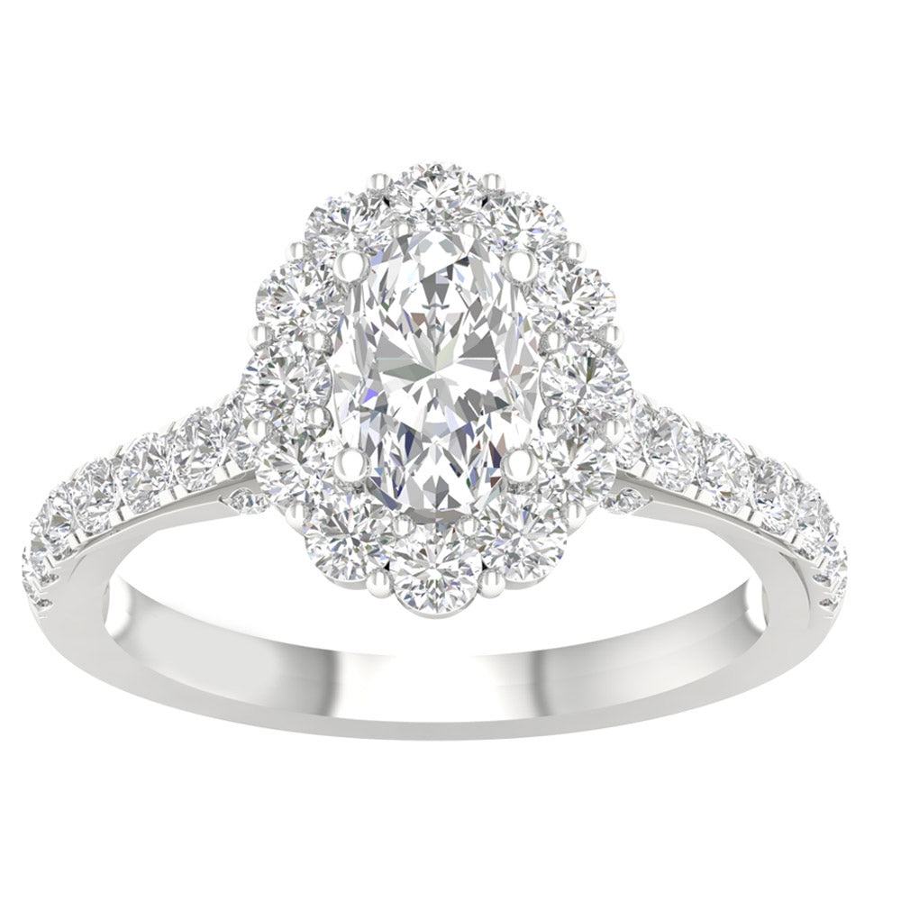 14K 2.00CT  Lab Grown DIAMOND Engagement Ring