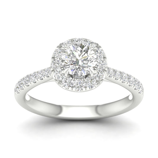 14K 1.00CT  Lab Grown Diamond Engagement Ring - Solomon Jewelers