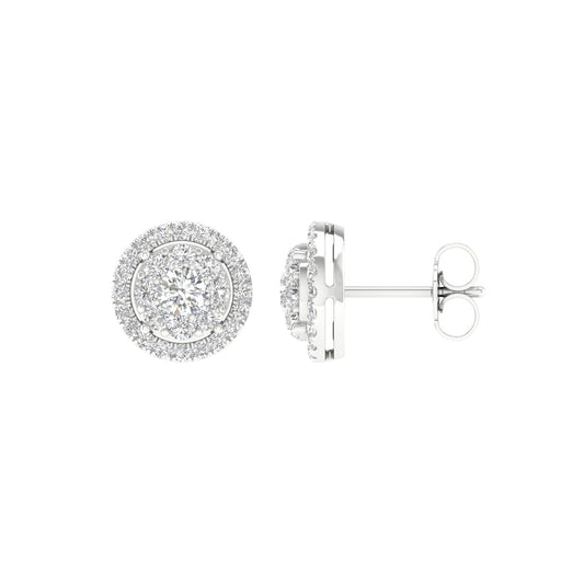 14K 1.00CT Lab Grown Earrings