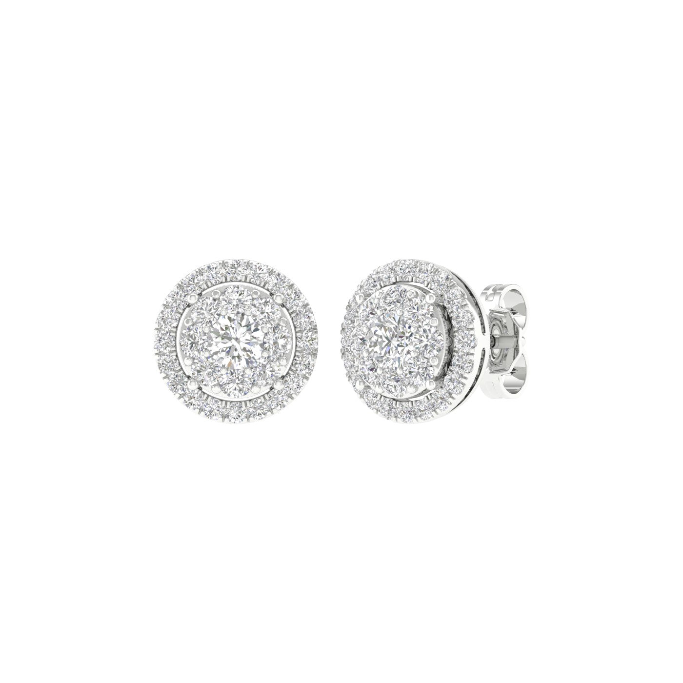 14K 1.00CT Lab Grown Earrings - Solomon Jewelers