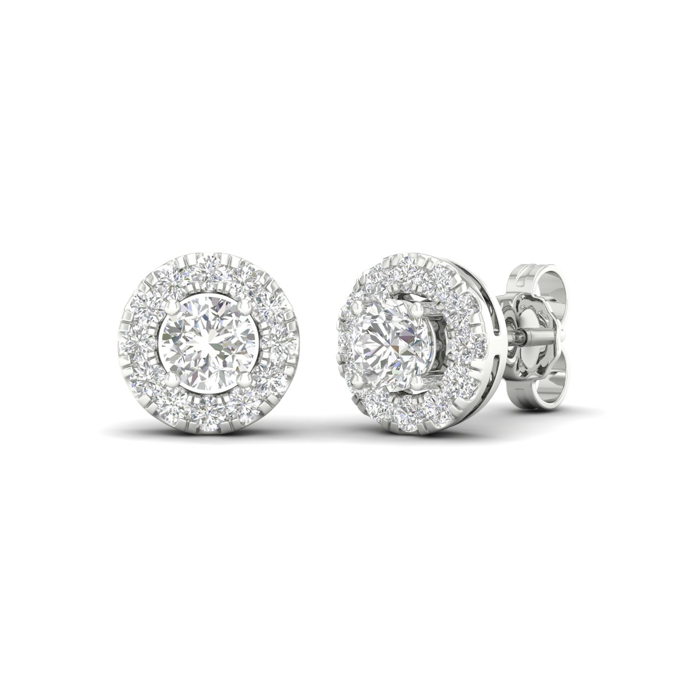 14K 1.00CT Lab Diamond Earring - Solomon Jewelers