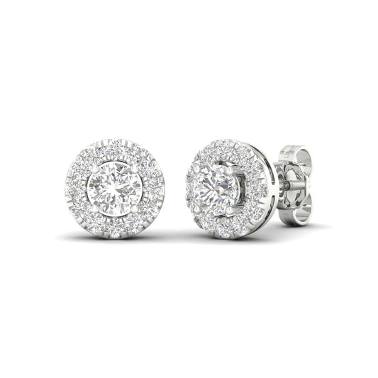 14K 1.00CT Lab Diamond Earring - Solomon Jewelers