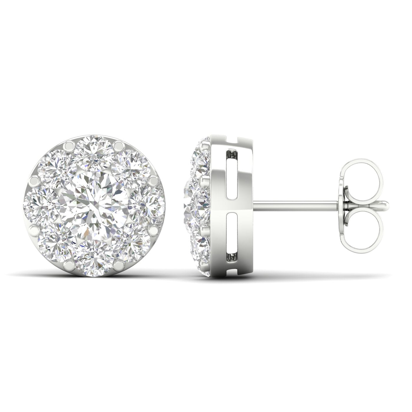 14K 2.28CT Lab DIAMOND Earring