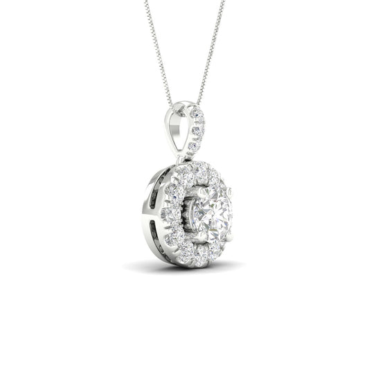 14K 0.50CT Lab DIAMOND Pendant