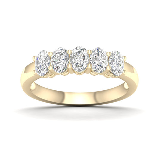 14K 1.00CT Lab Diamond Ring - Solomon Jewelers