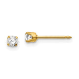 inverness-14k-3mm-cz-long-post-earrings-SolomonJeweler-Wichita-KS-CustomJewelry