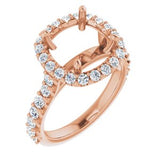 Halo-Style Engagement Ring — 3/4 CTW Natural Diamond Cushion Center