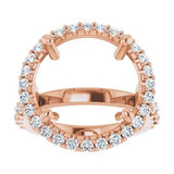 Halo-Style Engagement Ring — 7/8 CTW Natural Diamond Round Center
