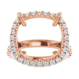 Halo-Style Engagement Ring — 7/8 CTW Natural Diamond Cushion Center