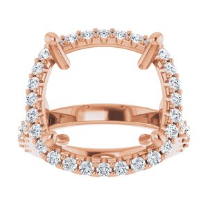 Halo-Style Engagement Ring — 7/8 CTW Natural Diamond Cushion Center