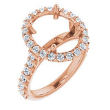 Halo-Style Engagement Ring — 9/10 CTW Lab Diamond Oval Center
