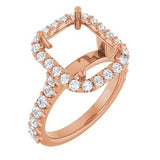 Halo-Style Engagement Ring — 9/10 CTW Lab Diamond Emerald Center