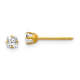 inverness-14k-3mm-square-cz-post-earrings-SolomonJeweler-Wichita-KS-CustomJewelry