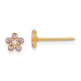 inverness-14k-june-crystal-birthstone-flower-earrings-SolomonJeweler-Wichita-KS-CustomJewelry