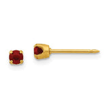 inverness-24k-plated-january-red-crystal-birthstone-earrings-SolomonJeweler-Wichita-KS-CustomJewelry