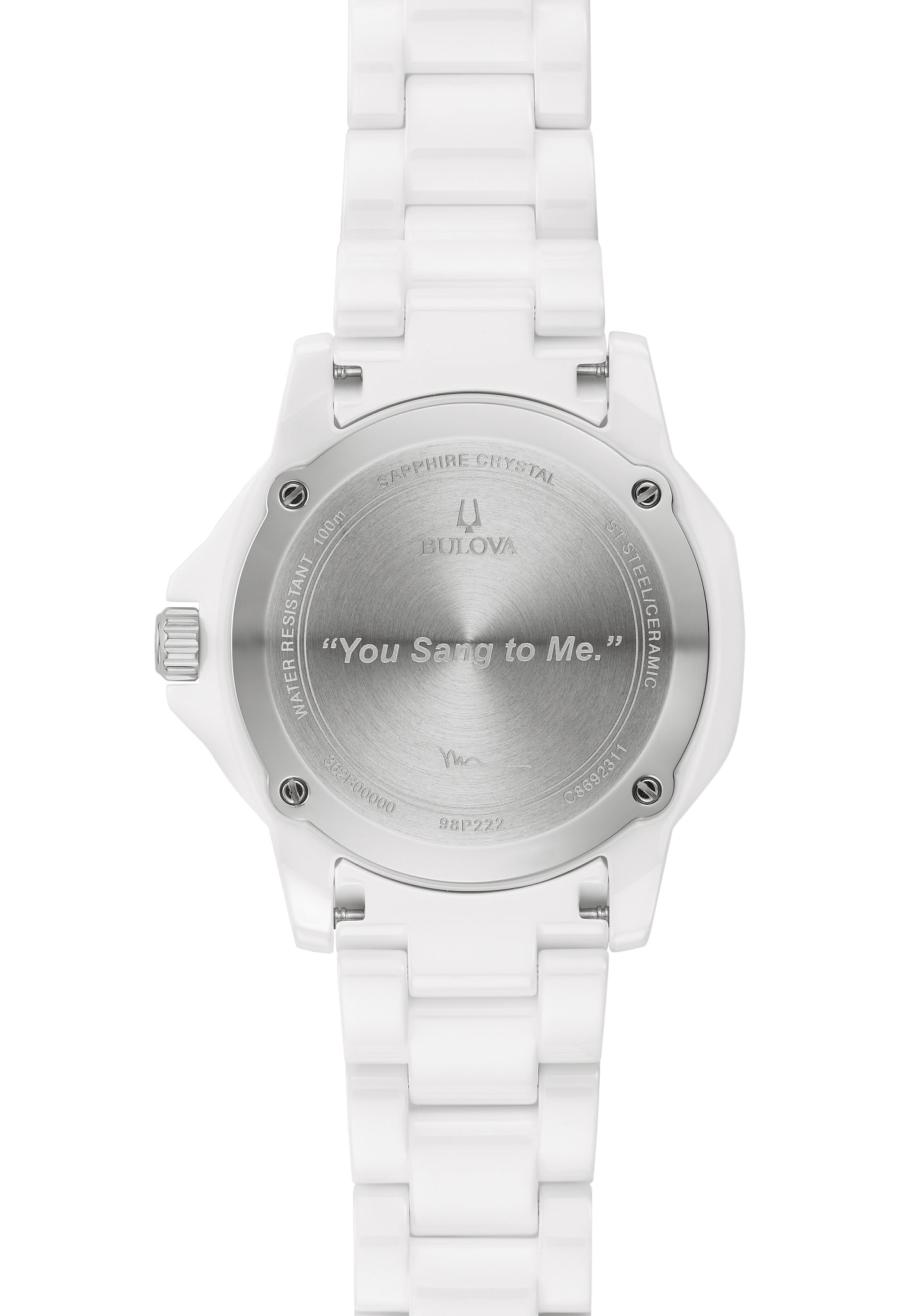Bulova Stainless Steel & Ceramic Marc Anthony Ladies Watch - Solomon Jewelers