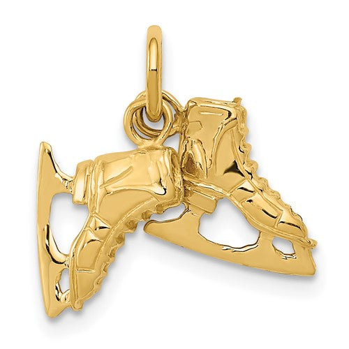 14k-3-d-pair-of-ice-skates-charm-SolomonJeweler-Wichita-KS-CustomJewelry