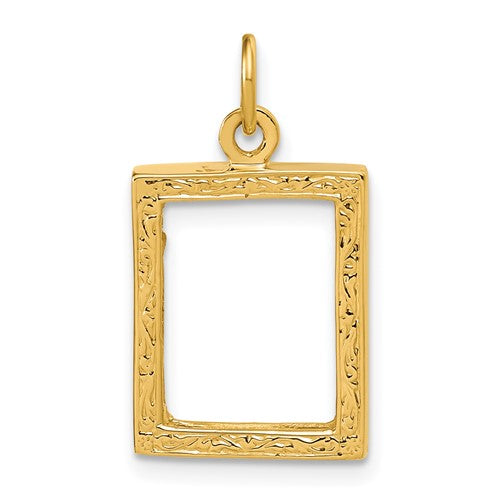 14k-small-picture-frame-pendant-SolomonJeweler-Wichita-KS-CustomJewelry