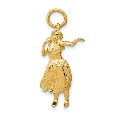 14k-3-d-hula-dancer-charm-SolomonJeweler-Wichita-KS-CustomJewelry