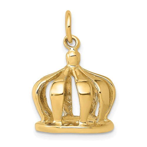 14k-3d-crown-charm-SolomonJeweler-Wichita-KS-CustomJewelry