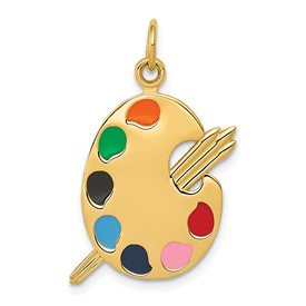 14k-enameled-artist-palette-charm-SolomonJeweler-Wichita-KS-CustomJewelry