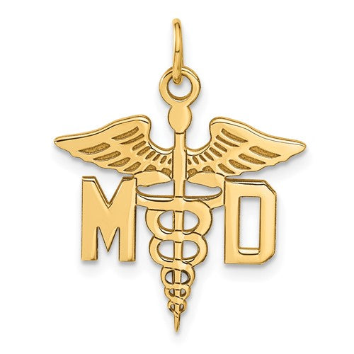 14k-large-m-d-caduceus-charm-SolomonJeweler-Wichita-KS-CustomJewelry