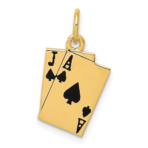 14k-enameled-blackjack-playing-cards-charm-SolomonJeweler-Wichita-KS-CustomJewelry
