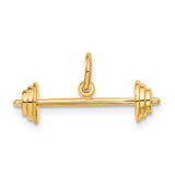 14k-3d-barbell-charm-SolomonJeweler-Wichita-KS-CustomJewelry