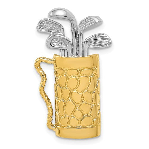 14k-two-tone-golf-bag-with-clubs-pendant-SolomonJeweler-Wichita-KS-CustomJewelry