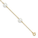 14k-7-8mm-white-near-round-fw-cultured-pearl-5-station-10in-anklet-SolomonJeweler-Wichita-KS-CustomJewelry