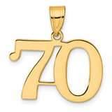 14k-polished-number-70-pendant-SolomonJeweler-Wichita-KS-CustomJewelry