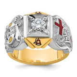 14ktt-ibgoodman-mens-knights-templar-masonic-shriners-ring-mtg-SolomonJeweler-Wichita-KS-CustomJewelry