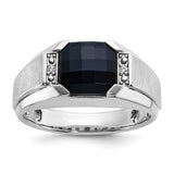 14k-white-gold-ibgoodman-mens-polished-satin-gemstone-ring-mtg-SolomonJeweler-Wichita-KS-CustomJewelry