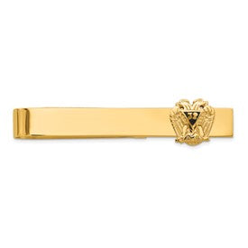 14k-mens-textured-enameled-32-degree-scottish-rite-medium-tie-bar-SolomonJeweler-Wichita-KS-CustomJewelry