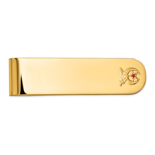 14k-mens-textured-w-red-enamel-masonic-shriner-small-money-clip-SolomonJeweler-Wichita-KS-CustomJewelry