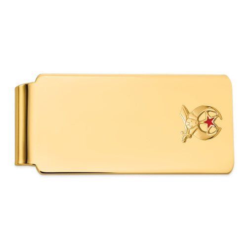 14k-mens-textured-w-red-enamel-masonic-shriner-large-money-clip-SolomonJeweler-Wichita-KS-CustomJewelry