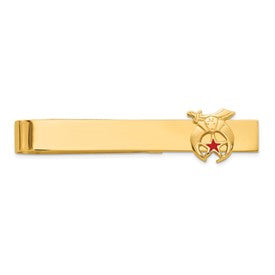 14k-mens-polished-textured-w-red-enamel-masonic-shriner-medium-tie-bar-SolomonJeweler-Wichita-KS-CustomJewelry