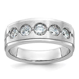 14k-white-gold-ibgoodman-mens-polished-satin-diamond-ring-mounting-SolomonJeweler-Wichita-KS-CustomJewelry