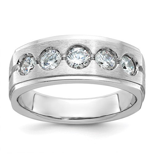 14k-white-gold-ibgoodman-mens-polished-satin-diamond-ring-mounting-SolomonJeweler-Wichita-KS-CustomJewelry
