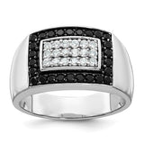 14k-white-gold-ibgoodman-mens-polished-rectangular-cluster-ring-mtg-SolomonJeweler-Wichita-KS-CustomJewelry